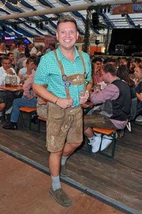 REALITY-WIESN auf dem Frankfurter-Oktoberfest. Dominik Ledea anläßlich der REALITY-WIESN auf dem Frankfurter-Oktoberfest am 10.09.2026 im Deutsche Bank Park, Frankfurt Main. 20260910MWI116507