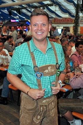 REALITY-WIESN auf dem Frankfurter-Oktoberfest. Dominik Ledea anläßlich der REALITY-WIESN auf dem Frankfurter-Oktoberfest am 10.09.2026 im Deutsche Bank Park, Frankfurt Main. 20260910MWI116510