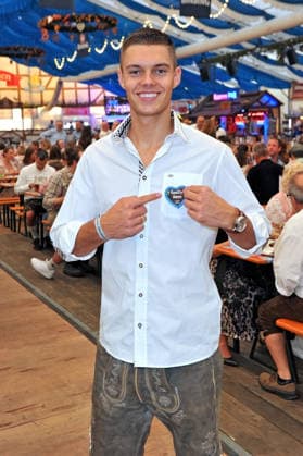REALITY-WIESN auf dem Frankfurter-Oktoberfest. Luis Pawolka anläßlich der REALITY-WIESN auf dem Frankfurter-Oktoberfest am 10.09.2026 im Deutsche Bank Park, Frankfurt Main. 20260910MWI116446