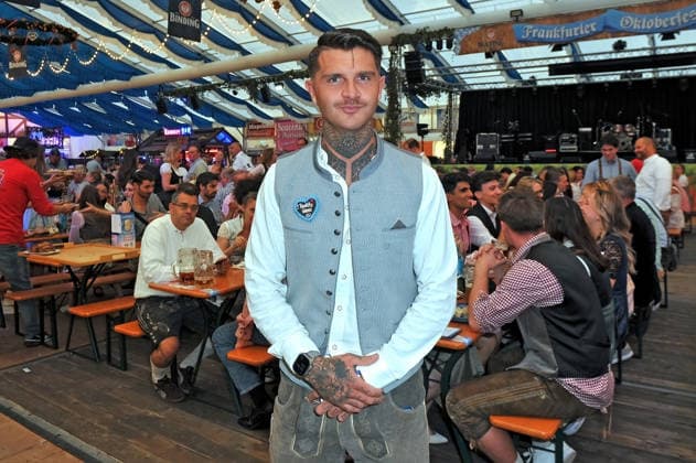 REALITY-WIESN auf dem Frankfurter-Oktoberfest. Kevin Flocke ( Kevin Platzer ) anläßlich der REALITY-WIESN auf dem Frankfurter-Oktoberfest am 10.09.2026 im Deutsche Bank Park, Frankfurt Main. 20260910MWI116522