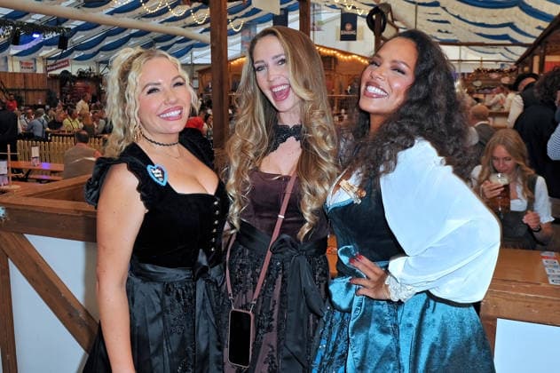 REALITY-WIESN auf dem Frankfurter-Oktoberfest. Marlisa Rudzio , Christina Grass und Chiara Fröhlich anläßlich der REALITY-WIESN auf dem Frankfurter-Oktoberfest am 10.09.2026 im Deutsche Bank Park, Frankfurt Main. 20260910MWI116548