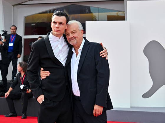 IPA88401509 - Venice, 83rd Venice International Film Festival 2026 - Night 10 - Red carpet for the film KAMI NOUR (A BIT OF LIGHT) - Pictured: Giovanni Veronesi, Francesco Gheghi  Copyright: xManuelexMangiarottix xPoolxPhotoxEventsx08x IPA88401509