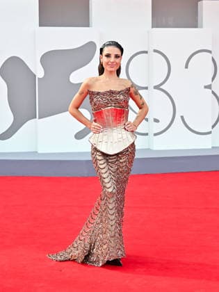 IPA88402355 - Venice, 83rd Venice International Film Festival 2026 - Night 10 - Red carpet for the film KAMI NOUR (A BIT OF LIGHT) - Pictured: guest  Copyright: xManuelexMangiarottix xPoolxPhotoxEventsx08x IPA88402355
