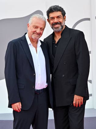 IPA88401472 - Venice, 83rd Venice International Film Festival 2026 - Night 10 - Red carpet for the film KAMI NOUR (A BIT OF LIGHT) - Pictured: Giovanni Veronesi, Pierfrancesco Favino  Copyright: xManuelexMangiarottix xPoolxPhotoxEventsx08x IPA88401472