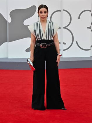 IPA88402890 - Venice, 83rd Venice International Film Festival 2026 - Night 10. Red carpet event for the film KAMI NOUR (A BIT OF LIGHT). Pictured: Elaheh Farazmand  Copyright: xManuelexMangiarottix xPoolxPhotoxEventsx08x IPA88402890