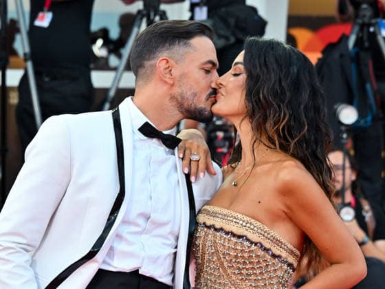IPA88403727 - Venice, 83rd Venice International Film Festival 2026 - Night 10 - Red carpet for the film *RITORNO A BUENOS AIRES* In the photo: Rosa Perrotta, Pietro Tartaglione  Copyright: xManuelexMangiarottix xPoolxPhotoxEventsx08x IPA88403727