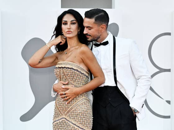 IPA88403828 - Venice, 83rd Venice International Film Festival 2026 - Night 10 - Red carpet for the film *RITORNO A BUENOS AIRES*. Pictured: Pietro Tartaglione, Rosa Perrotta  Copyright: xSimonexComix xPoolxPhotoxEventsx08x IPA88403828