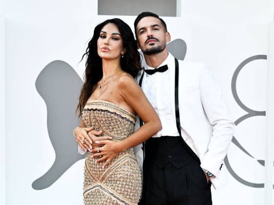 IPA88403832 - Venice, 83rd Venice International Film Festival 2026 - Night 10 - Red carpet for the film *RITORNO A BUENOS AIRES*. Pictured: Pietro Tartaglione, Rosa Perrotta  Copyright: xSimonexComix xPoolxPhotoxEventsx08x IPA88403832
