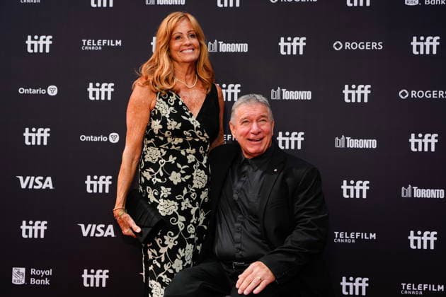 September 11, 2026, Toronto, On, CANADA: Rick Hansen and his wife Amanda Hansen arrive on the red carpet to promote the film Man in Motion: The Rick Hansen Story, at the Toronto International Film Festival, in Toronto, on Friday, Sept. 11, 2026. Toronto CANADA  - ZUMAc35_ 20260911_zaf_c35_052 Copyright: xChrisxYoungx