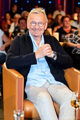 MDR - Riverboat. Entertainer Bernd Stelter anläßlich der Aufzeichnung der MDR - Talkshow Riverboat am 11.09.2026 in der Mediacity Leipzig. 20260911ADO0007