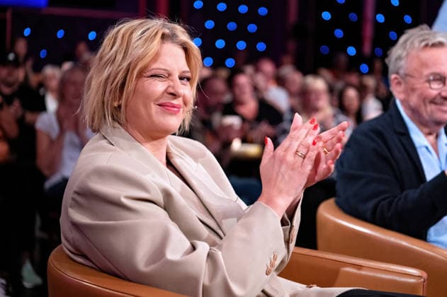 MDR - Riverboat. Schauspielerin Jördis Triebel anläßlich der Aufzeichnung der MDR - Talkshow Riverboat am 11.09.2026 in der Mediacity Leipzig. 20260911ADO0047