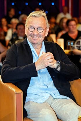 MDR - Riverboat. Entertainer Bernd Stelter anläßlich der Aufzeichnung der MDR - Talkshow Riverboat am 11.09.2026 in der Mediacity Leipzig. 20260911ADO0008