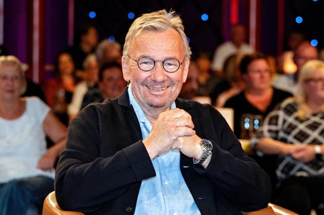 MDR - Riverboat. Entertainer Bernd Stelter anläßlich der Aufzeichnung der MDR - Talkshow Riverboat am 11.09.2026 in der Mediacity Leipzig. 20260911ADO0012
