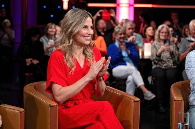 MDR - Riverboat. Ärztin und Moderatorin Dr. Julia Fischer anläßlich der Aufzeichnung der MDR - Talkshow Riverboat am 11.09.2026 in der Mediacity Leipzig. 20260911ADO0039