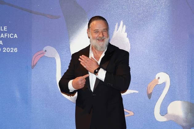 Venice 2026 What Love Builds Screening NB Russell Crowe attending the What Love Builds Red carpet as part of the 83th Venice International Film Festival at the Lido in Venice, Italy on September 11, 2026. Photo by Nasser Berzane ABACAPRESS.COM Venice Italy  Copyright: xBerzanexNasser ABACAx