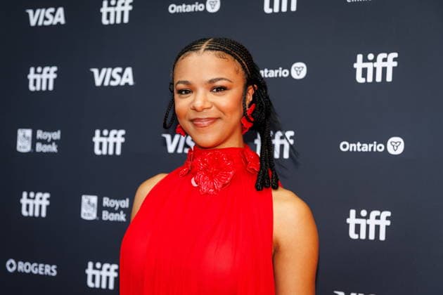 September 11, 2026, Toronto, On, Canada: Actress India Amarteifio is photographed on the red carpet for the film Clarissa during the Toronto International Film Festival in Toronto, on Friday, Sept. 11, 2026. Toronto Canada  - ZUMAc35_ 20260911_zaf_c35_078 Copyright: xKeitoxNewmanx