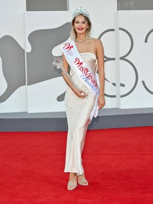 IPA88411063 - Venice International Film Festival 2026 - Night 10 - Red carpet for the film *RITORNO A BUENOS AIRES*. Pictured: Gabriela Gotuleac  Copyright: xSimonexComix xPoolxPhotoxEventsx08x IPA88411063