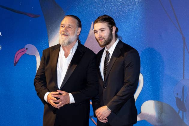 What Love Builds Screening - The 83rd Venice International Film Festival Russell Crowe and Tennyson Spencer Crowe attend the What Love Builds Screening during the 83rd Venice International Film Festival at Sala Darsena on September 11, 2026 in Venice, Italy.  Copyright: xKazukoxWakayamax