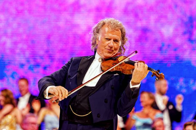September 11, 2026, Manchester, United Kingdom: Andre Rieu and The Johann Strauss Orchestra is performing at Co-op Live in Manchester Manchester United Kingdom  - ZUMAp211 20260911_aap_p211_001 Copyright: xAndyxVonxPipx