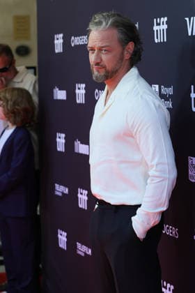 TORONTO, CA - SEPTEMBER 11: James McAvoy at the Faith film premiere at the Royal Alexandra Theater during the 2026 Toronto International Film Festival on September 11, 2026. Copyright: xHumbertoxServin Clasos MediaPunchx