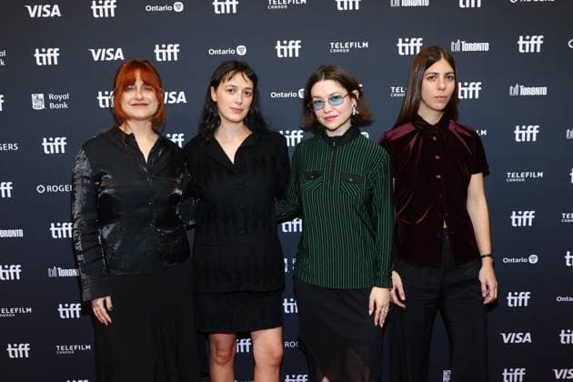 Clara Pusarelli (Sales Agent), Rita Ferrando (Director), Stefana Fratila, Paz Elduayen (Producer) Photo Call for HOUSE AND HOME & LE FAUX SOIR Photo Calls at the Toronto International Film Festival (TIFF) 2026, TIFF Lightbox, Toronto, ON, September 11, 2026. Photo By: JA Everett Collection HOUSE AND HOME & LE FAUX SOIR Photo Calls at the Toronto International Film Festival (TIFF) 2026 PUBLICATIONXNOTxINxCANxCHNxFRAxITAxJPNxNORxPOLxRUSxESPxUKxUSA