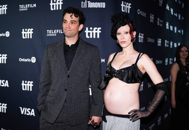 September 11, 2026, Toronto, On, Canada: Jay Baruchel, left, and Rebecca-Jo Dunham are pictured on the red carpet for The Stunt Driver at the Toronto International Film Festival in Toronto, on Friday, Sept. 11, 2026. Toronto Canada  - ZUMAc35_ 20260911_zaf_c35_380 Copyright: xLauraxProctorx