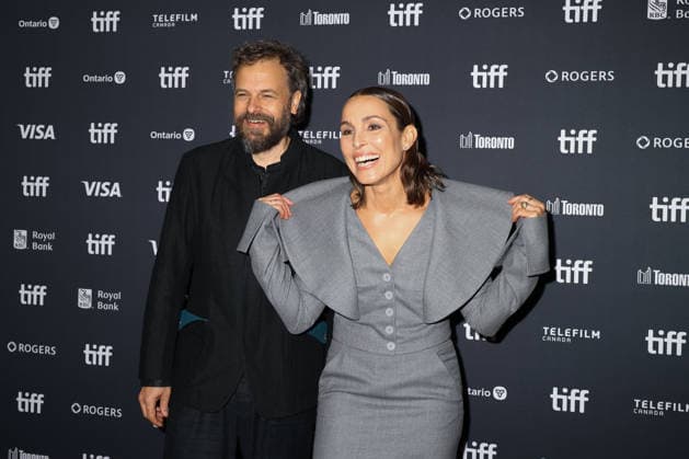 51st Toronto International Film Festival: Red carpet for the film In Alaska. Director Jaap van Heusden and Noomi Rapace. 459601. September 11, 2026. Toronto, Canada  Copyright: xIsabellexVautierx xStarfacex STAR_459601_016