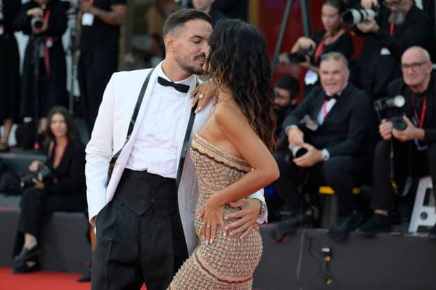 Ritorno a Buenos Aires red carpet at the 83rd Venice International Film Festival at Palazzo del Cinema in Venice Lido in Venice Lido, Italy - 11 Sept 2026 Pietro Tartaglione and Rosa Perrotta attend the red carpet of the movie Ritorno a Buenos Aires during the 83rd Venice International Film Festival at Palazzo del Cinema in Venice Lido. Venice Lido Italy Copyright: xMarioxCartellix xSOPAxImagesx _DSC3781
