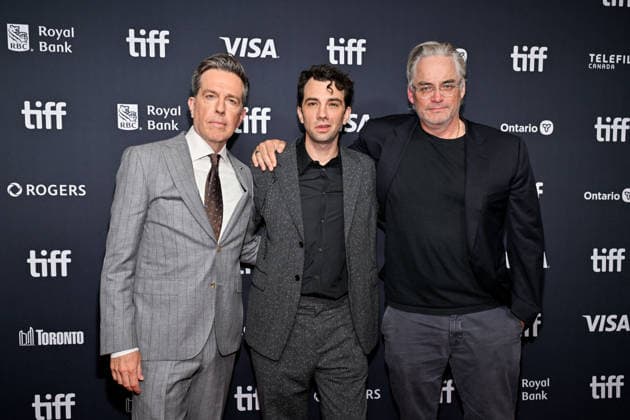 TIFF Toronto Screening The Stunt Driver Ed Helms, Jay Baruchel, Michael Dowse attending the screening of the movie The Stunt Driver ahead of Toronto International Film Festival (TIFF) in Toronto, Canada on September 11, 2026. Photo by Julien Reynaud APS-Medias ABACAPRESS.COM Toronto Canada  Copyright: xReynaudxJulien APS-Medias ABACAx