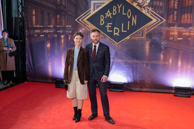 Liv Lisa Fries und Volker Bruch bei der Premiere der 5. und finalen Staffel der TV-Serie Babylon Berlin im Naturstrom Openair Kino. Köln, 11.09.2026