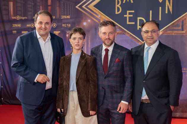bei der Premiere der 5. und finalen Staffel der TV-Serie Babylon Berlin im Naturstrom Openair Kino. Köln, 11.09.2026