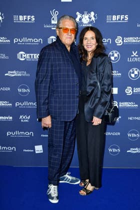 Michael Brandner mit Ehefrau Karin Brandner bei der Verleihung des DEUTSCHEN SCHAUSPIELPREISES 2026 in Berlin am 11.09.2026 in Berlin am 10.09.2026