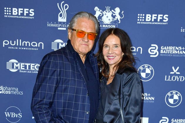 Michael Brandner mit Ehefrau Karin Brandner bei der Verleihung des DEUTSCHEN SCHAUSPIELPREISES 2026 in Berlin am 11.09.2026 in Berlin am 10.09.2026