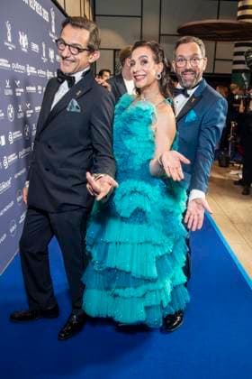 ABB SCHAUSPIELPREIS- Hans Werner Meyer, Nadine Heidenreich und Christian Senger zu Gast bei der Verleihung des Deutschen Schauspielpreis 2026 im Hotel Pullman Berlin Schweizerhof am 11.09.2025 in Berlin