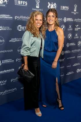 ABB SCHAUSPIELPREIS- Dorothee Kahler und Reiki von Carlowitz zu Gast bei der Verleihung des Deutschen Schauspielpreis 2026 im Hotel Pullman Berlin Schweizerhof am 11.09.2025 in Berlin