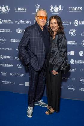 ABB SCHAUSPIELPREIS- Michael Brandner und Karin Brandner Ehefrau zu Gast bei der Verleihung des Deutschen Schauspielpreis 2026 im Hotel Pullman Berlin Schweizerhof am 11.09.2025 in Berlin