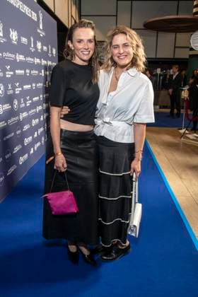 ABB SCHAUSPIELPREIS- Karin Hanczewski und Morgane Ferru zu Gast bei der Verleihung des Deutschen Schauspielpreis 2026 im Hotel Pullman Berlin Schweizerhof am 11.09.2025 in Berlin