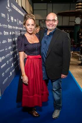 ABB SCHAUSPIELPREIS- Bernadette Heerwagen und Sathyan Ramesh zu Gast bei der Verleihung des Deutschen Schauspielpreis 2026 im Hotel Pullman Berlin Schweizerhof am 11.09.2025 in Berlin