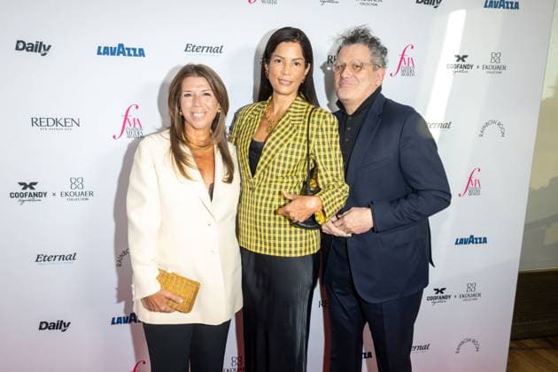 The Daily Front Row s Fashion Media Awards, New York, USA - 11 Sep (L-R) Stellene Volandes, Veronica Webb and Isaac Mizrahi attend Celebrities attend The Daily Front Row s Fashion Media Awards at the Rainbow Room on September 11, 2026 in New York City. New York United States Copyright: xRonxAdarx xSOPAxImagesx Ron-Adar-1449418