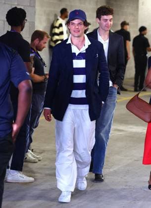 US Open - Homer Gere Arrival - New York Homer Gere arrives at the men semi final Tiafoe vs Shelton at the US Open in New York on September 11, 2026. Photo by Charles Guerin ABACAPRESS.COM New York City NY United States  Copyright: xGuerinxCharles ABACAx