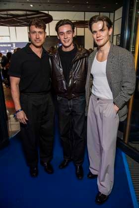 ABB SCHAUSPIELPREIS- Sebastiano Schweitzer, Mike Leon und Roman Lazhentsev zu Gast bei der 15.Verleihung des Deutschen Schauspielpreis 2026 im Hotel Pullman Berlin Schweizerhof am 11.09.2025 in Berlin