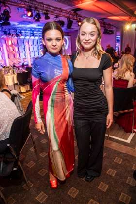 ABB SCHAUSPIELPREIS- Evelin Schwarz und Carlotta Weide zu Gast bei der Verleihung des Deutschen Schauspielpreis 2026 im Hotel Pullman Berlin Schweizerhof am 11.09.2025 in Berlin
