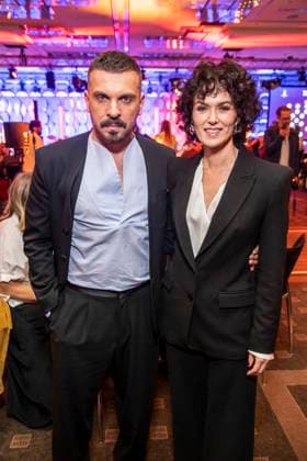 ABB SCHAUSPIELPREIS- Edin Hasanovic und Melika Foroutan zu Gast bei der Verleihung des Deutschen Schauspielpreis 2026 im Hotel Pullman Berlin Schweizerhof am 11.09.2025 in Berlin