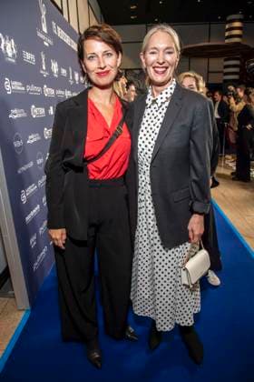 ABB SCHAUSPIELPREIS- Agnes Mann und Katja Weitzenboeck zu Gast bei der Verleihung des Deutschen Schauspielpreis 2026 im Hotel Pullman Berlin Schweizerhof am 11.09.2025 in Berlin