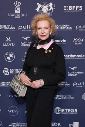 Deutscher Schauspielpreis 2026 Sunnyi Melles Roter Teppich zu 15 Jahre Deutscher Schauspielpreis und 20 Jahre BFFS, Pullman Berlin Schweizerhof, Datum: 11.09.2026 Copyright: xEventpress Kratschx