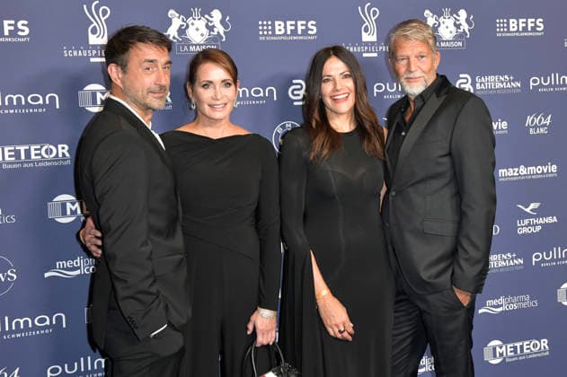 Oliver Haas, Anja Kling, Bettina Zimmermann und Kai Wiesinger bei der Verleihung des Deutschen Schauspielpreises 2026 im Hotel Pullman Berlin Schweizerhof. Berlin, 11.09.2026