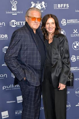 Michael Brandner mit Ehefrau Karin Brandner bei der Verleihung des Deutschen Schauspielpreises 2026 im Hotel Pullman Berlin Schweizerhof. Berlin, 11.09.2026