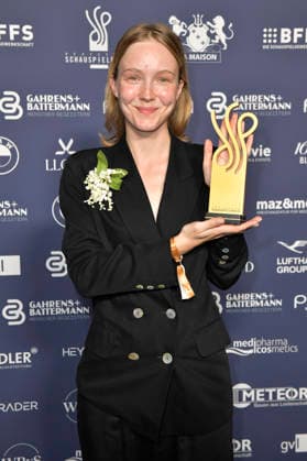 Magdalena Laubisch bei der Verleihung des Deutschen Schauspielpreises 2026 im Hotel Pullman Berlin Schweizerhof. Berlin, 11.09.2026