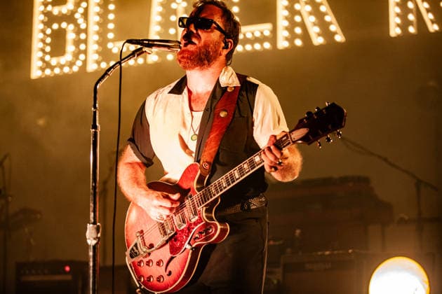 The Black Keys performs live at Alcatraz in Milan, Italy - 11 Sept 2026 Musician and record producer Dan Auerbach, frontman and guitarist of The Black Keys performs live at the Alcatraz as part of their Peaches n Kream World Tour 2026. Milan Italy Copyright: xCarloxVerganix xSOPAxImagesx BK26(6)