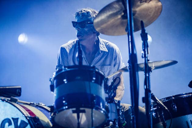 The Black Keys performs live at Alcatraz in Milan, Italy - 11 Sept 2026 American musician Patrick Carney, drummer and founding member of The Black Keys plays his drum kit during a concert at Alcatraz. Milan Italy Copyright: xCarloxVerganix xSOPAxImagesx BK26(6)